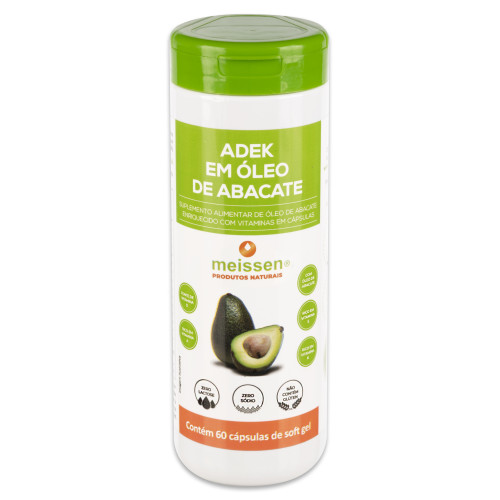 ADEK em óleo de abacate 60 cápsulas ADEK em óleo de abacate 60 cápsulas