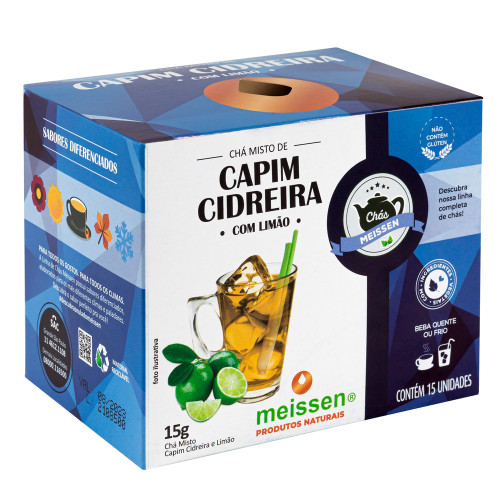 Chá de Capim Cidreira com Limão Chá de Capim Cidreira com Limão