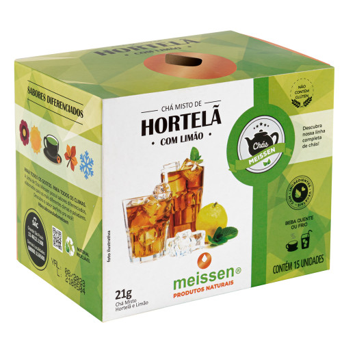 Chá de Hortelã com Limão Chá de Hortelã com Limão
