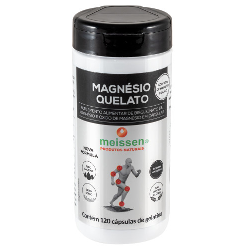 Magnésio Quelato 120 Cápsulas Magnésio Quelato 120 Cápsulas